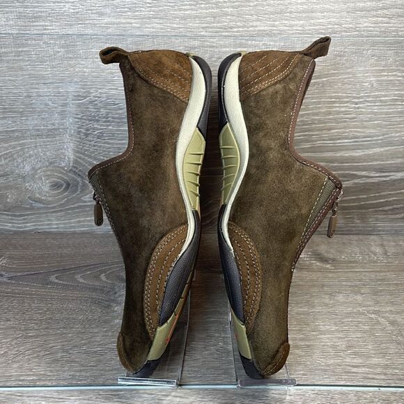 Merrell Barrado Slip On Front Zip Women’s Sz 8 Brown Leather Comfort Shoes - Picture 9 of 10